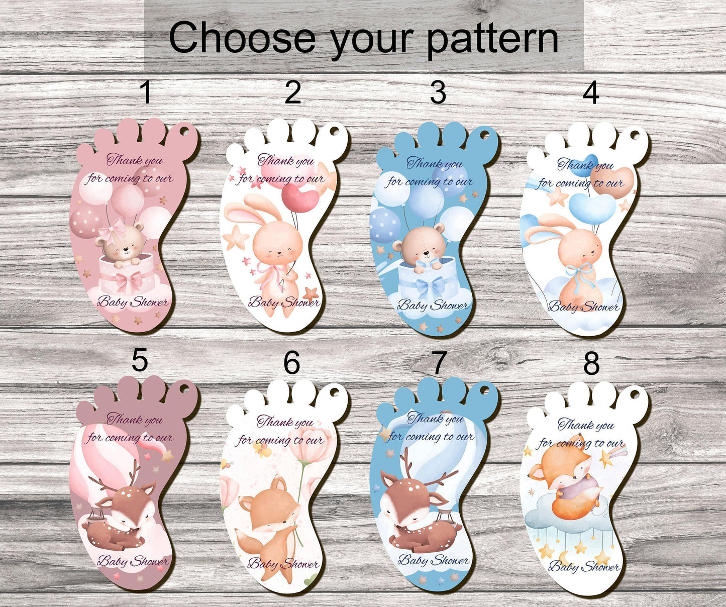 Baby shower magnets, gender party gift, baby shower girl, custom magnets fridge, gender reveal, thank you favors, baby party accessories