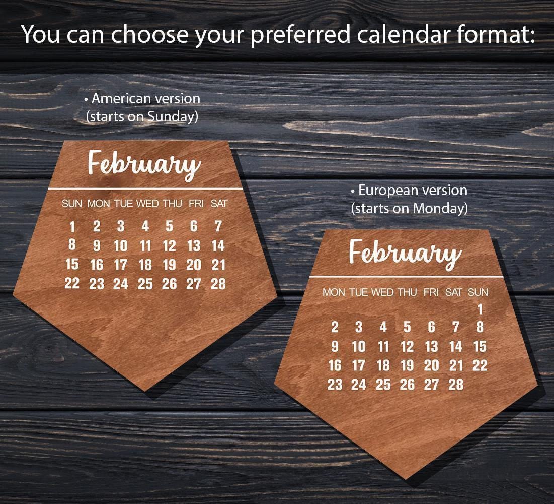3D Calendar 2026, Company Logo Gift & Wooden Dodecahedron Desk Toy