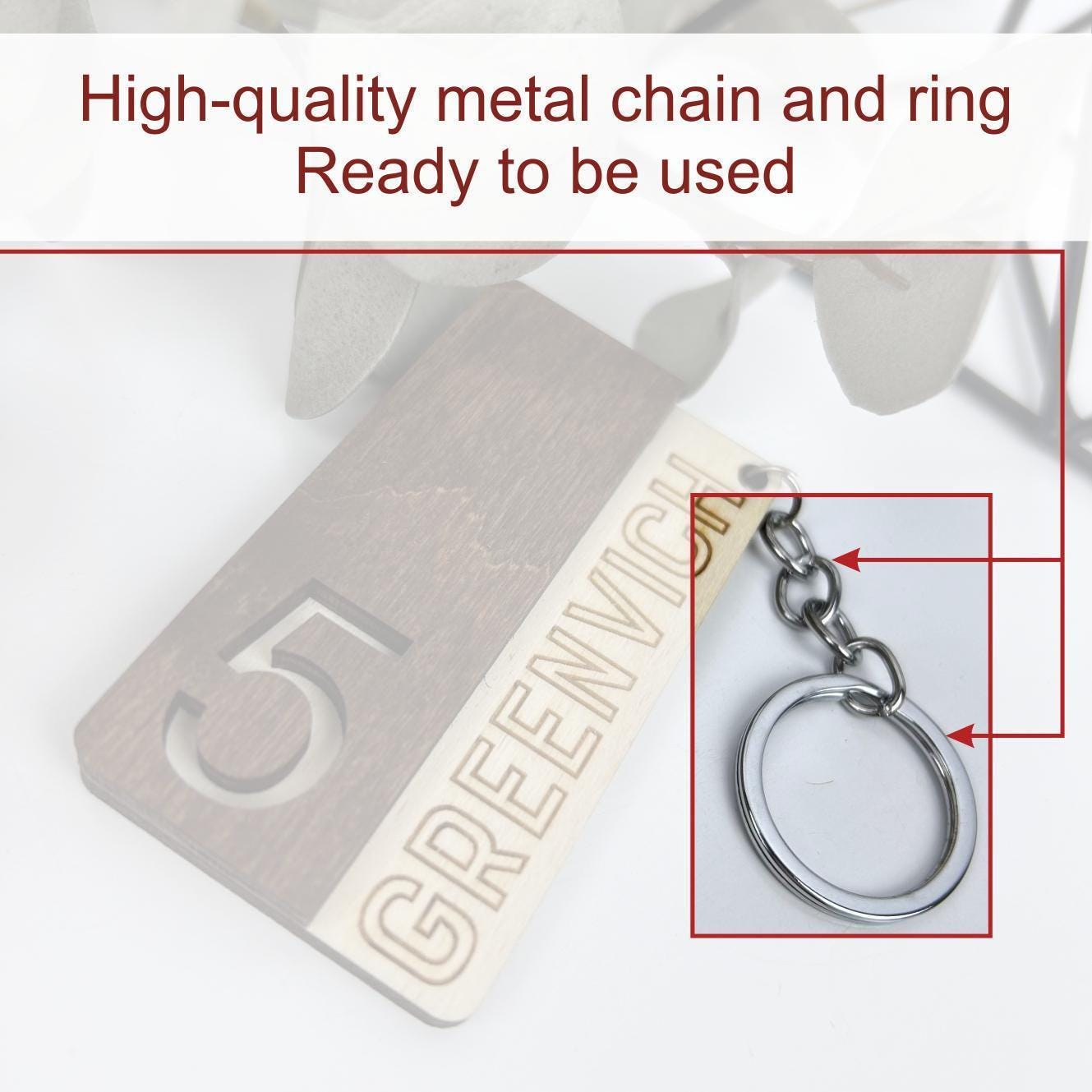 Engraved wood key, room number tag, custom logo keychain, numbers keyrings, custom hotel key tag, hotel room keychain, personalized key tag