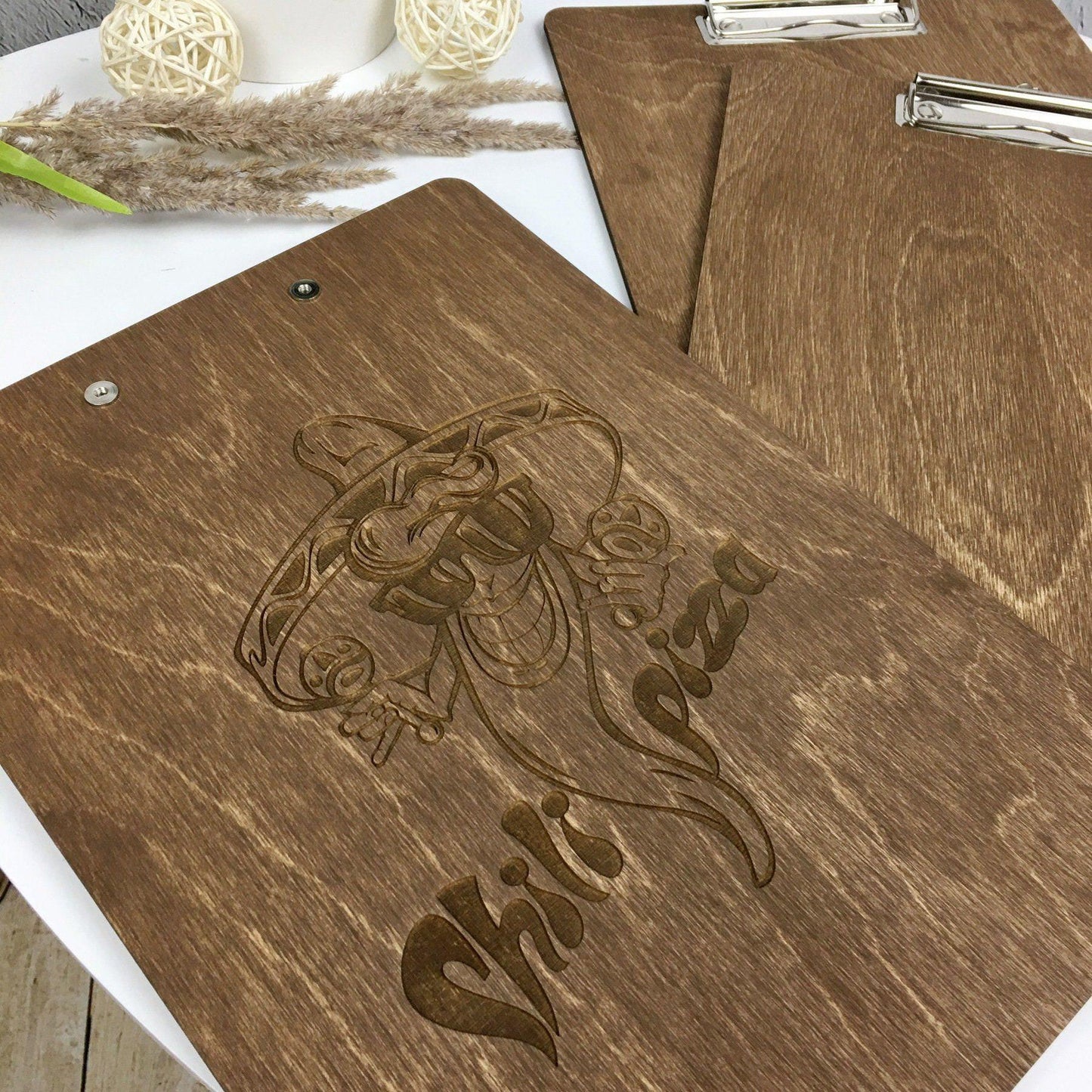 Custom wooden menu holder, laser engraved menu, wooden cafe menu board, restaurant menu cover, menu holder stand, menu covers custom
