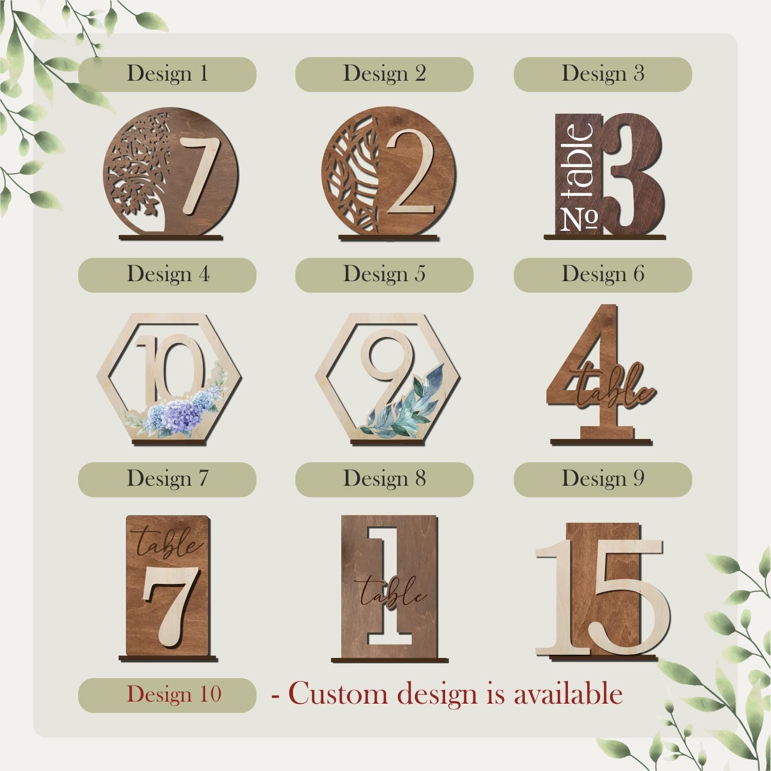 Circle table numbers, boho wedding decor, round table number, wedding accessories