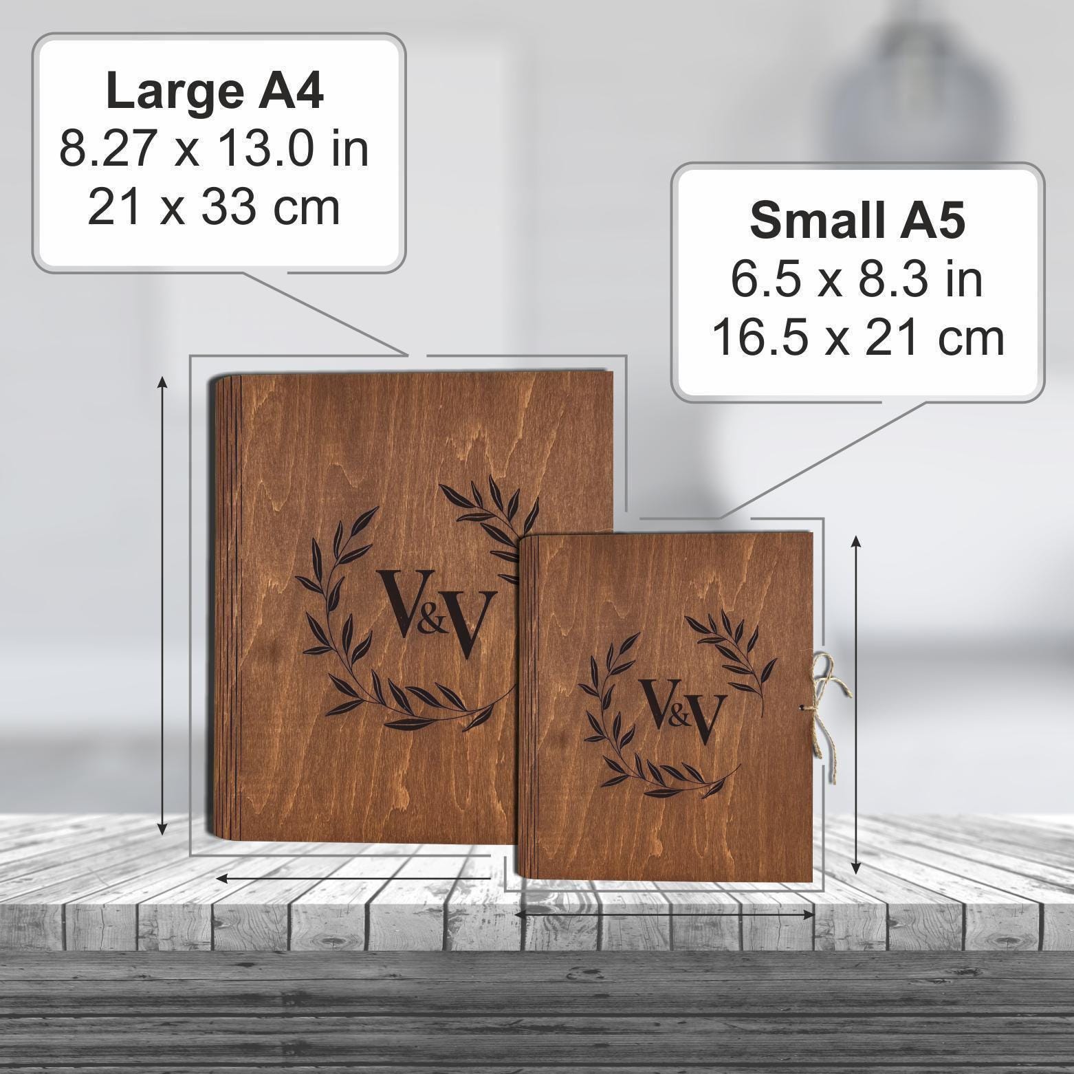 Engraved wedding photo album, couples guest book, family photo album, engraved guest book, wedding book picture, wood wedding photo album