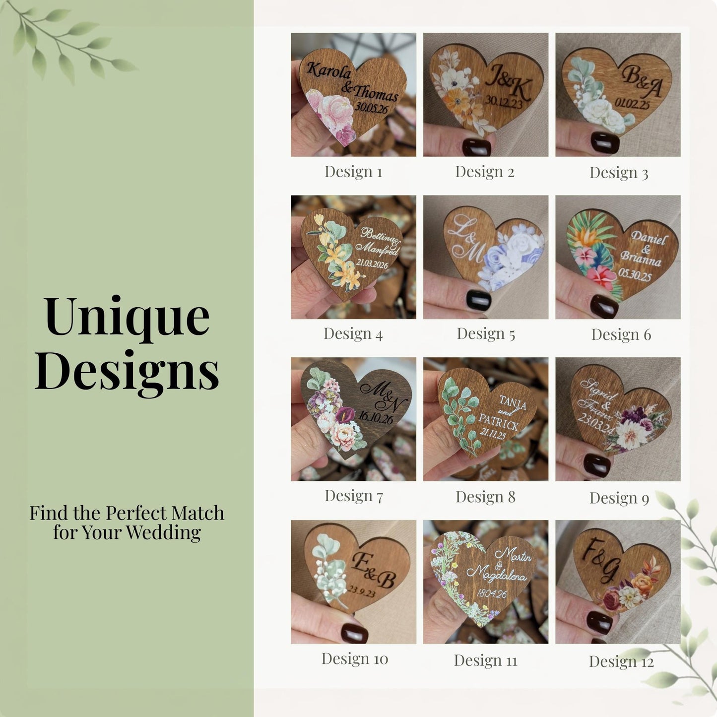 Floral Wedding Favor, Wooden Heart Boutonniere, Peony Pin, Unique Save the Date, Pocket Boutonniere